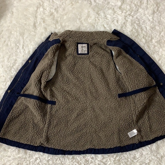 Women’s Sonoma Blue Faux Fur Lining Winter Vest Size Small - Picture 6 of 11